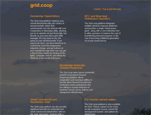 Tablet Screenshot of grid.coop